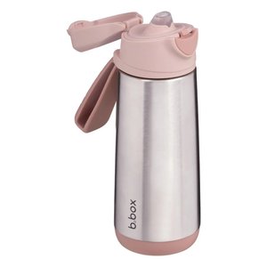 b.box 500mL insulated sport spout bottle - blush crush