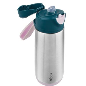 b.box 500mL insulated sport spout bottle - indigo rose