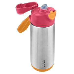 b.box 500mL insulated sport spout bottle - strawberry shake