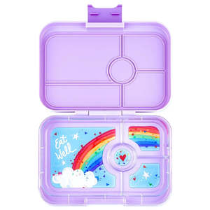 Lunch Time: Yumbox Tapas 4C Purple Lunch Box | Leakproof Bento Box for Kids NZ