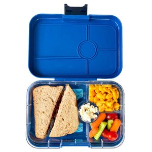 Yumbox Tapas 4C Blue Lunch Box | Leakproof Bento Box for Kids NZ