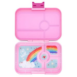 Yumbox Tapas 4C Capri Pink Lunch Box | Leakproof Bento Box for Kids NZ