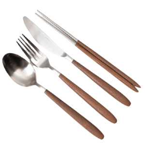 Products: Goldenbell Maple Cutlery 4P set - HY Shopping NZ Korean Supermarket Christchurch