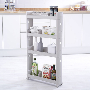 Changsin Slim shelf 13cm (4tier) – Gray - HY Shopping NZ Korean Supermarket Christchurch
