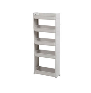 Changsin Slim shelf 18cm (5tier) – Gray - HY Shopping NZ Korean Supermarket Christchurch