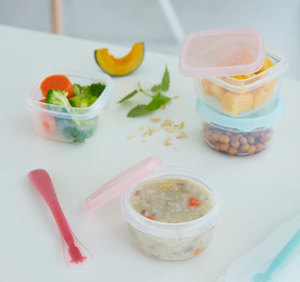 Silipot Silicone baby food bowl Square 2P set - HY Shopping NZ Korean Supermarke&hellip;