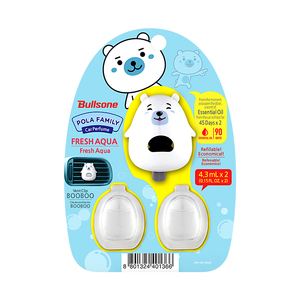 Bullsone Pola Family Vent Clip Booboo Aqua Scent 4.3 ㎖(0.15oz) +1 Extra - HY S&hellip;