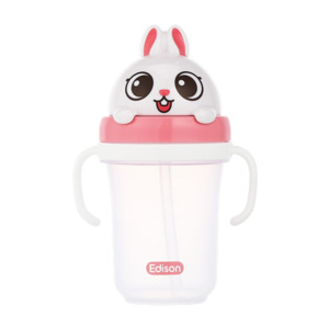 Edison Friends Dual Stainless Straw Cup2 – Rabbit - HY Shopping NZ Korean Supe&hellip;