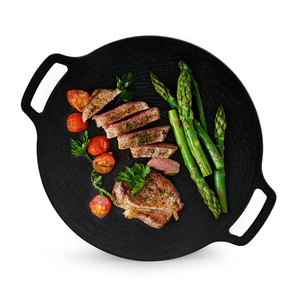 Zaigle Non-Stick Coated IH Camping Griddle 30cm - HY Shopping NZ Korean Supermar&hellip;