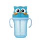 Edison No-Spill 3D Straw Cup 2 – Blue owl - HY Shopping NZ Korean Supermarket Christchurch