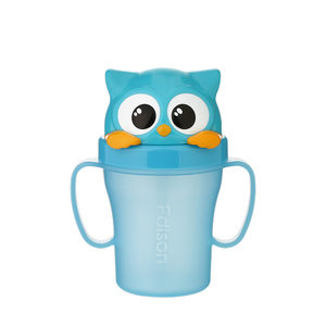 Products: Edison No-Spill Straw Cup 3 – Owl Blue - HY Shopping NZ Korean Supermarket Christchurch