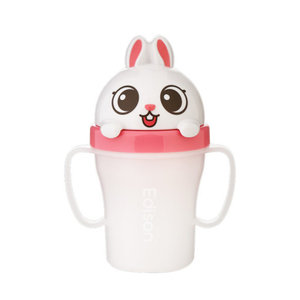 Edison No-Spill Straw Cup 3 – Rabbit pink - HY Shopping NZ Korean Supermarket Christchurch