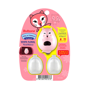 Bullsone Pola Family Vent Clip Shasha Floral Scent 4.3 ㎖(0.15oz) +1 Extra - HY&hellip;