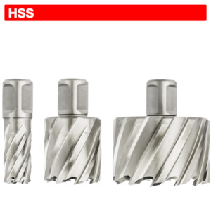 Annular Cutters: Euroboor HSS Annular Cutters - 30mm Deep