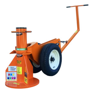 Handtruck for 50 ton floor stands