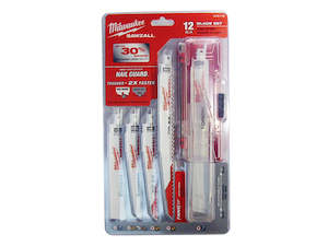 Accessories: Milwaukee 49-22-1129 12-Piece Sawzall Blade Set