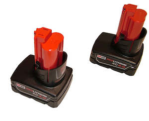 Milwaukee M12 Batteries: Milwaukee 48-11-2440 M12 4Ah XC Battery (2 Pack)
