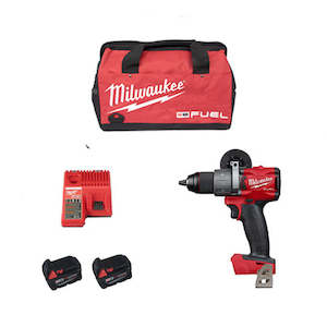 Milwaukee Single Tool Kits: *Milwaukee 1/2" Hammer Drill/Driver Brushless FUEL GEN 4 2904-20/M18FPD30 Kit