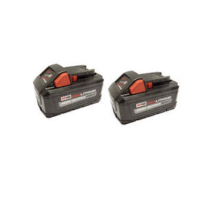 Milwaukee M18 Batteries: Milwaukee 6.0Ah Battery M18 HIGH OUTPUT Lithium-Ion XC 48-11-1865 M18 -2 Pack