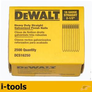 Dewalt: DEWALT DCS16250 2 1/2'' 16 . Straight Galv Nails