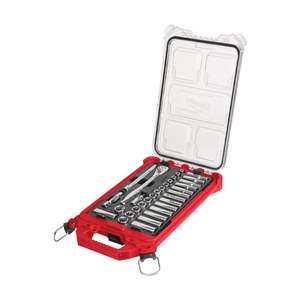 Milwaukee: Milwaukee Packout 32-Piece 3/8 in. Drive Metric Ratchet and Socket Set