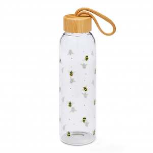Chunky Water Bottles: Bumble Bee Glass Bottle