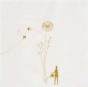 Serviettes: Flowers Luncheon Napkin