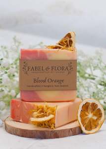 Handcrafted Soaps: Blood Orange Handcrafted Soap