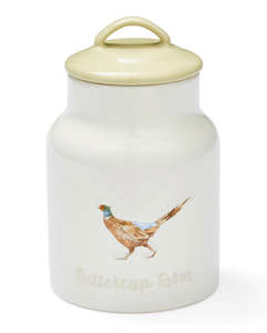 Table Top: Buttercup Farm Ceramic Sugar Canister