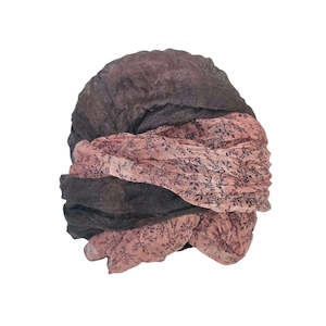 Scarves: The Autumn Double Tone Cotton Hemp Scarf Dark Rose