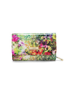 Wallets: Fiore Medium Patent Leather Wallet RFID