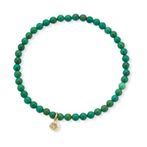 Bracelets: Green Howlite Healing Gem Bracelet