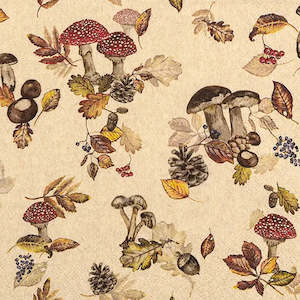 HF Mushroom Collection Napkins