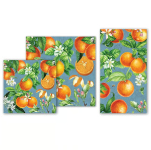 Serviettes: L'Orange Paper Napkins Assorted Sizes