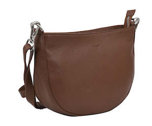 Bags: Natalie Small Leather Sling Rambler Cocoa