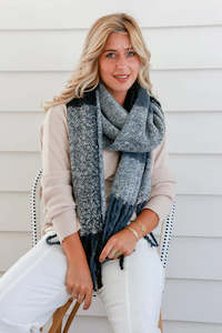 Charcoal Grey Comfort Scarf