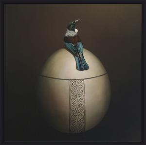 Wall Art: Grounded in Papatuanuku Box Frame