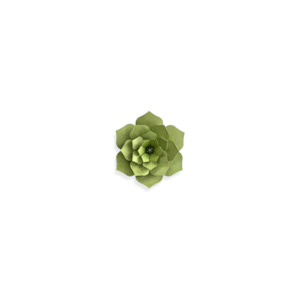 Wall Art: Lovi Flower Pale Green 15cm