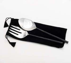 Iron Sand Salad Servers