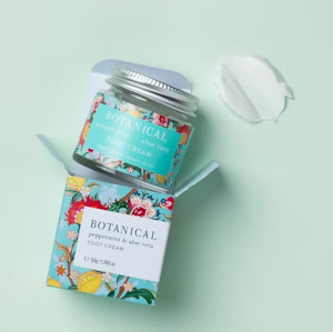 Lotions Hand Creams: Peppermint + Aloe Vera Foot Cream 50gm