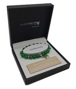 Kiwi Charm Bracelet Green Aventurine