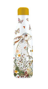 Chunky Water Bottles: Wildflower Hare Water Bottle Stainless Steel