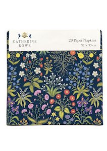 Medieval Floral Paper Napkin 20pk