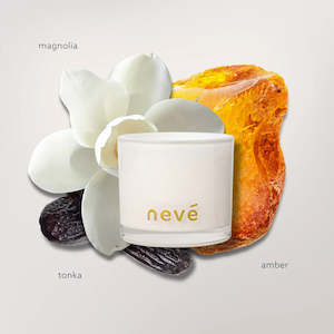 Neve Candles: Magnolia + Tonka Woodwick Candle - Limited Edition