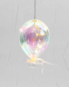 Lamps: Clear Tinted Balloon Hanging Glass Light