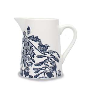 Kate Heiss Jug Woodland Navy