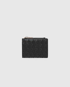 Wallets: Lily Woven Wallet Black