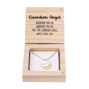 Necklaces: Heart & Soul Guardian Angel Necklace