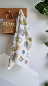 SH Cups Tea Towel