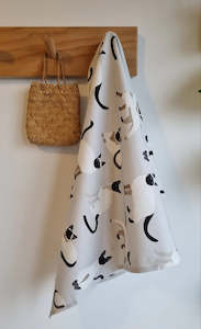 SH Cat Tea Towel